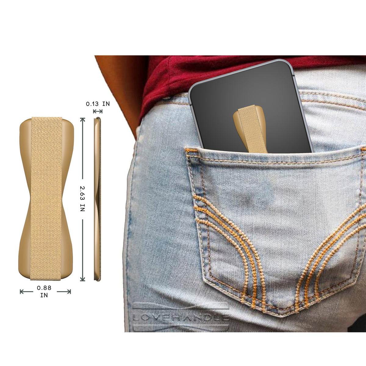 Phone Grip designed by LoveHandle for Most Smartphones and Mini Tablet ...