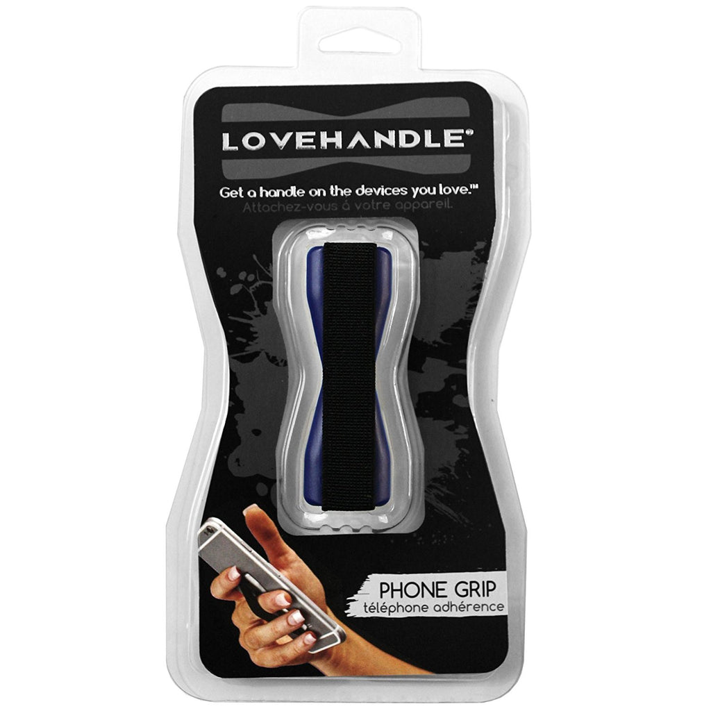 Blue Cell Phone Grip Designed by LoveHandle for Most Smartphones